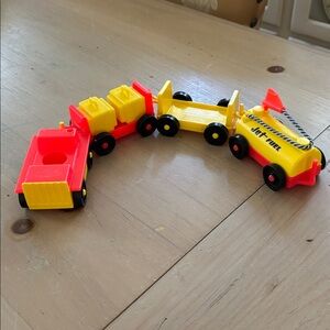 Fisher Price Jet Fuel Truck and Luggage Carrier - the Little People Airport Set